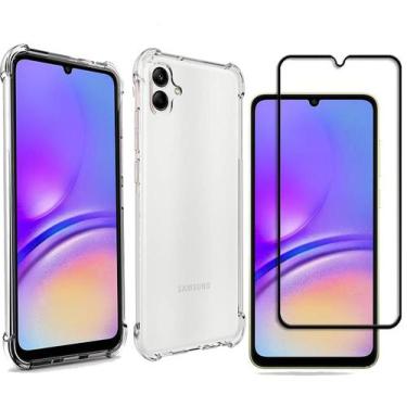 Imagem de Kit Capa Anti Impacto Para Samsung Galaxy A05 + Pelicula 3d - INBOX MO