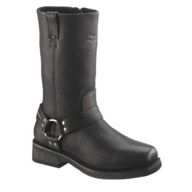 Imagem de Harley-Davidson Bota masculina Hustin à prova d'água, Preto, 8.5
