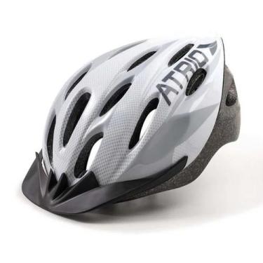Imagem de Capacete Bike Atrio MTB 2.0 - Cinza/Branco, M, Branco, Cinza