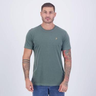 Imagem de Cam Palmeiras Tinturada PI Masculina, Verde, P