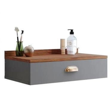 Imagem de Penteadeira Mesa De Maquiagem Suspensa Bancada Quarto - Beauty Móveis,