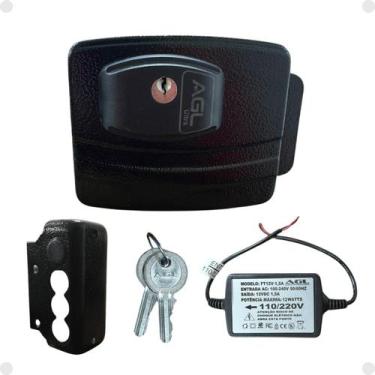 Imagem de Fechadura Eletrônica Ultra Simples 3 Pinos Para Portão AGL