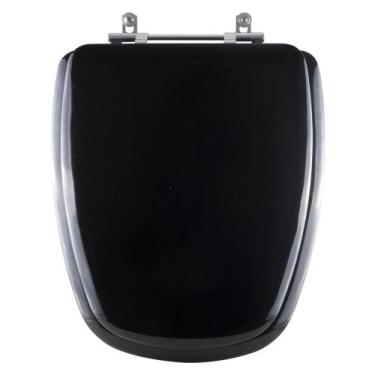Imagem de Assento Sanitario Almofadado Monte Carlo Preto Para Vaso Deca - Pontto