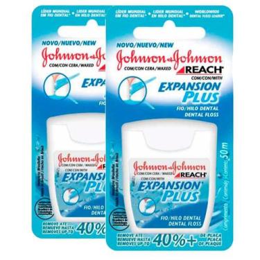 Imagem de Kit 2 Fio Dental Regular Reach Expansion Plus Johnson's 50m
