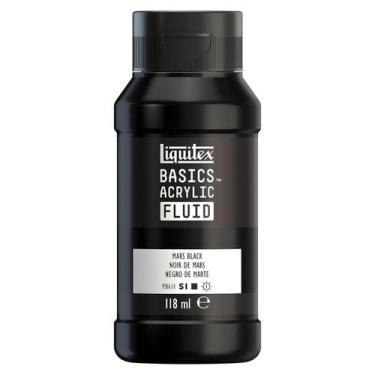 Imagem de Tinta Acrilica Basics Fluid 118ml Liquitex Escolha a Cor, 417 MARS BLA