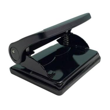 Imagem de Perfurador de Papél de Metal com 2 Furos YES Preto com Depósito Materi