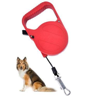 Imagem de Guia Retrátil Coleira Passeio Pet Cachorro Até 15KG 3 Metros - Art Pet