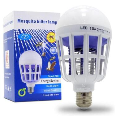 Imagem de Lâmpada Led Bulbo Repelente Mata Mosquito Inseto 15W Bivolt - MB