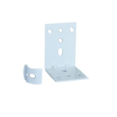 Imagem de Kit 15 suporte em l para trilho suiço simples - parede - DECOR LIDER