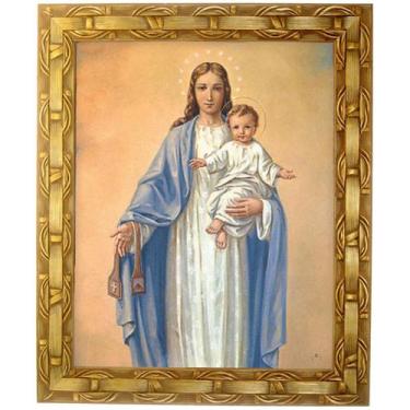 Imagem de Quadro N. Sra. De Garabandal , Mod.01, Tam.30x25cm. Angelus