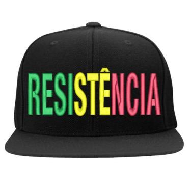 Imagem de Boné Bordado - Resistencia Jah Reggae Jamaica Judah Rasta - HIPERCAP
