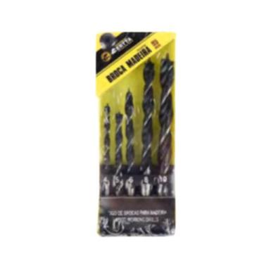 Imagem de Kit 5 Brocas Para Madeira 4/5/6/8/10mm - FMA019 - ds