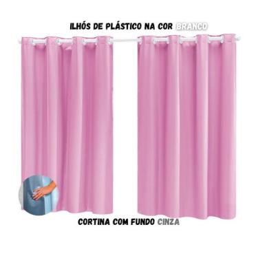 Imagem de Cortina Blackout Sala ou Quarto PVC (plástico) Rústica 100% Blecaute 2