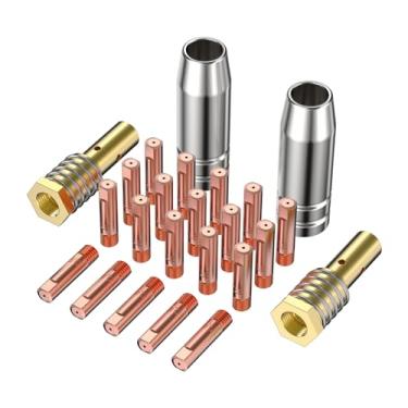 Imagem de bestarc Kit de pistola de solda MIG, bocal de contato de 0,1 cm, acessório de pistola de solda MIG para bestarc MIG145 7GEN, 9GEN