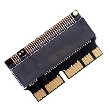 Imagem de Deal4GO Cartão adaptador M-Key 2280 NVMe M.2 SSD para MacBook Air A1465 A1466 2013 2014 2015 2016 2017 MacBook Pro A1398 A1502 2013 2014 2015 2016