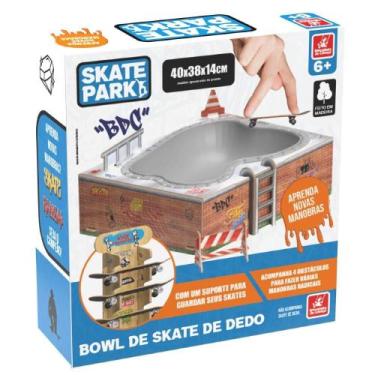 Imagem de Skate Park Bowl de Skate de Dedo - Brincadeira de Criança