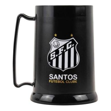 Imagem de Caneca Gel Isolante Térmico 300ml - Santos - Mileno