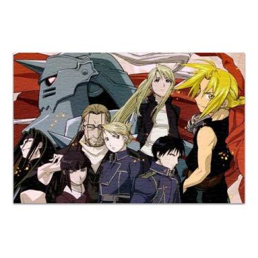 Imagem de Quebra-cabeça Full Metal Alchemist Personalizado 60 Peças - Pomps Geek