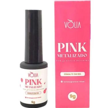 Imagem de Esmalte em Gel Pink Metalizado 9g Vólia - Vòlia