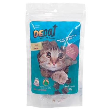Imagem de Petisco Snack Alimento P/Gatos Decat Sabor Peixe 60Gr - BF FOODS