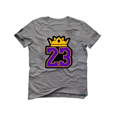 Imagem de Camiseta King James 23 Basquete LakerNation Cavalier Heatt - Loja Whit