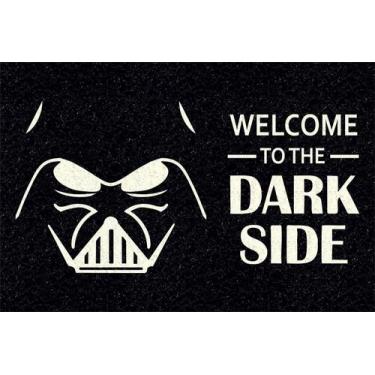 Imagem de Capacho  para Porta Welcome To The Dark Side 60x40 cm - Zap Tapetes
