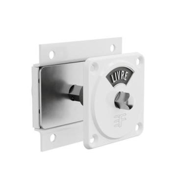 Imagem de Fecho Livre Ocupado 3F Inox Branco