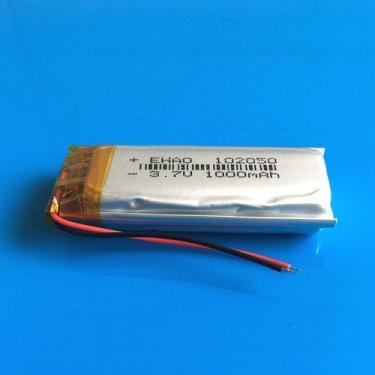 Imagem de Bateria 1000 Mah 3,7v Tamanho 10mm X 20mm X 50mm Nova - KMIG
