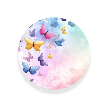 Imagem de Painel De Festa Infantil Decorativo Borboleta 100% Poliéster - PRESENT