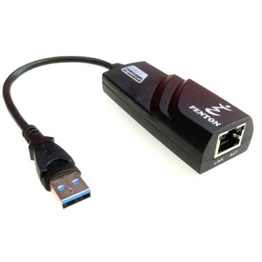 Imagem de Kit 10 Cabo Adaptador De Rede Usb 3.0 Rj45 10/100/1000mbps Nfe Atacado