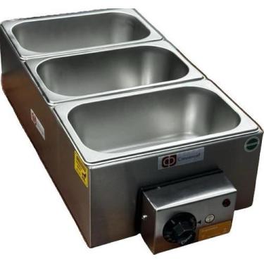 Imagem de Derretedeira de Chocolate 3 Cubas 2,5 Kg Cada Cuba Linha Industrial Ba