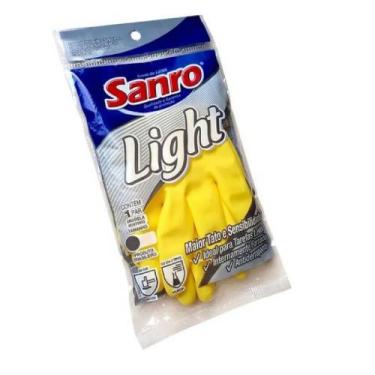 Imagem de Luva de látex light - tamanho g - sanro - 1 par