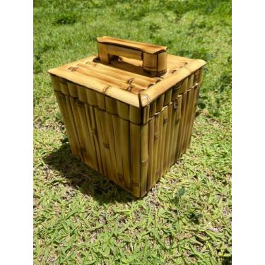 Imagem de Balde de gelo de bambu - Bella donna decor