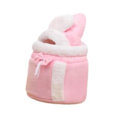 Imagem de Gralara Mochila para animais de estimação, bolsa frontal, quente, portátil, macia, bolsa de viagem, mochila para carregar gatos, caminhadas, M