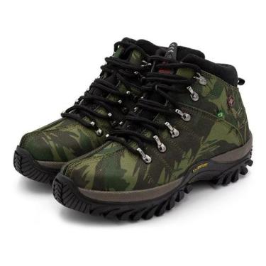 Imagem de Tênis Bota Coturno Adventure - Land Flex, Camuflado, 39