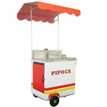 Imagem de Carrinho de pipoca doce a salgada com abertura superior Mod 4214
