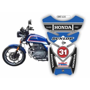 Imagem de Adesivo Protetor Tanque Moto SX400 1982 HRC H635 - Resitank
