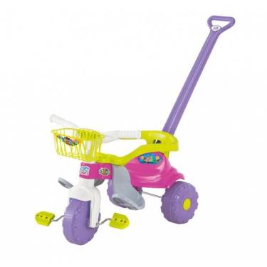 Imagem de Triciclo Infantil Menina Velocípede Rosa Totokinha - Magic Toys