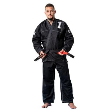 Imagem de Kimono Jiu Jitsu Preto Treino Training Intermediário Rio 1 Fit, A2, Pr