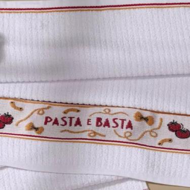 Imagem de Pano de Prato Gourmet Bella Cozinha 100% Algodão Tecido Macio Atoalhad