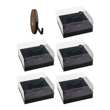 Imagem de Bothyi 5x Record Player Shape Gift Box Box Organizer Box de Embalagem Romântica Caixa de Frutas para O Casamento de Festas Do Dia Dos Namorados