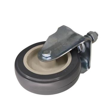 Imagem de Rodízio Fixo para Carrinho de 4 Polegadas com Parafuso Capacidade de 6