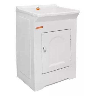 Imagem de ECO Tanque Lavanderia Stiltofibras 34 Litros Frontal BRANCO - Stilofib