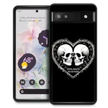 Imagem de Goodsprout Capa compatível com o Google Pixel 6A, capa traseira rígida de policarbonato à prova de choque e antiarranhões para Google Pixel 6A