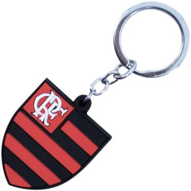 Imagem de Chaveiro Escudo Brasão Flamengo De Borracha REF  KF005C5 - MILENO