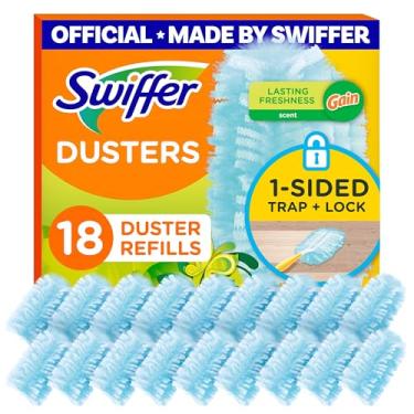 Imagem de Swiffer Refil de espanador para limpeza, feito pela SWIFFER, alternativa descartável de espanador de penas e microfibra, para limpar móveis, persianas, ventiladores de teto, ajuda a remover alérgenos
