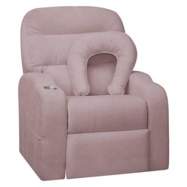 Imagem de Poltrona Reclinável para Amamentação Sofia Quarto de Bebê Bouclê - SOF