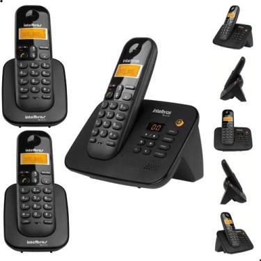 Imagem de Telefone Sem Fio Intelbras TS 3130  2 Ramais TS 3111 com Secretária El