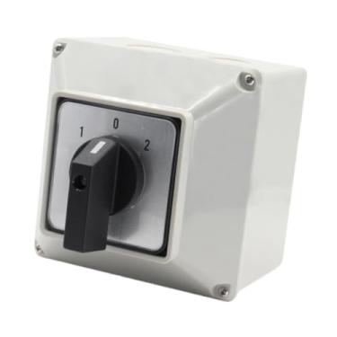 Imagem de shamjina Interruptor de troca interruptor de fonte dupla 3 posição Posição Universal impermeável caixa de trava de trava para motor de indução