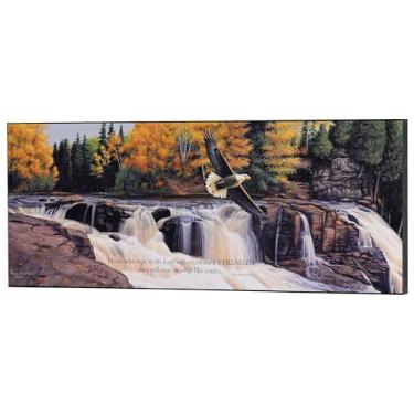 Imagem de Dicksons Placa decorativa para parede Those Who Hope In The Lord Isaiah 40:31 MDF 22 x 10 cm